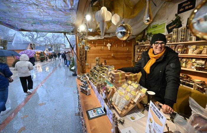 Albi. Un mercatino di Natale piovoso ma un mercatino felice