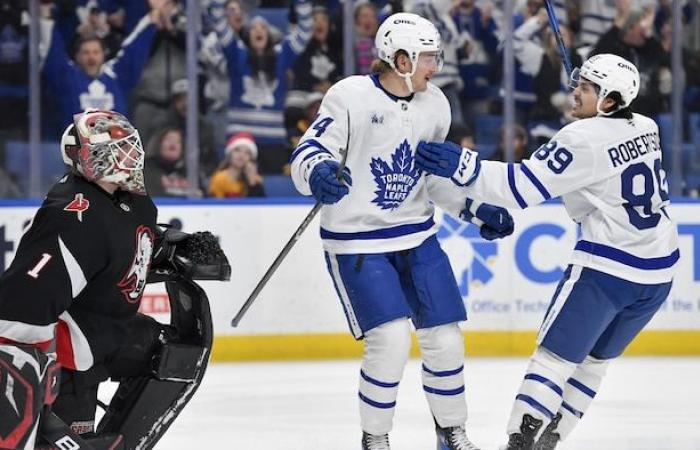 I Maple Leafs infliggono la 12esima sconfitta consecutiva ai Sabres