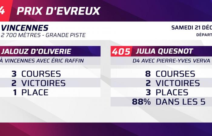 Quinté+: Quinté+ da sabato 21 dicembre a Vincennes: Jalouz d'Oliverie, un candidato al successo