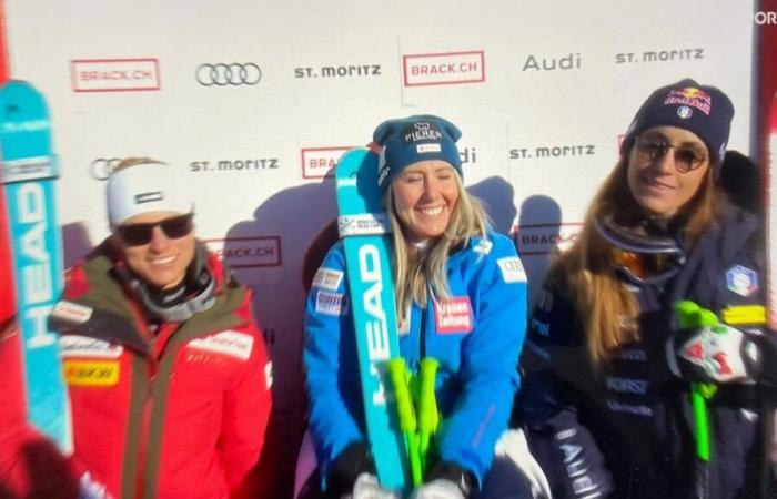 Sci alpino: Cornelia Huetter firma il primo superG di Sankt Moritz, 3ª Sofia Goggia, 5ª Federica Brignone, 14ª la rientrante Lindsey Vonn