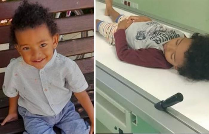 Aslam, 4 anni, è ricoverato all'ospedale universitario Saint-Pierre: lotta contro un cancro invasivo