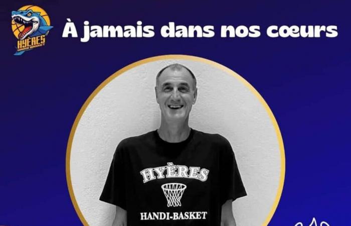 Omaggio a Jérôme Mugnaïni a Hyères, figura emblematica dello sport di Hyères all'HTV Basket