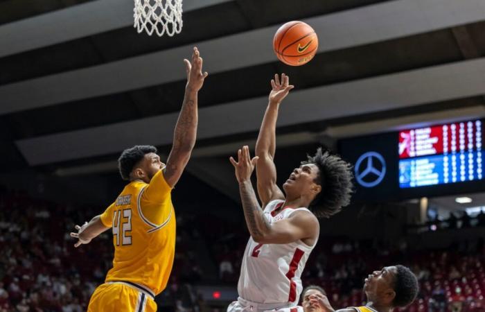 3 punti salienti della schiacciante vittoria del basket dell'Alabama su Kent State