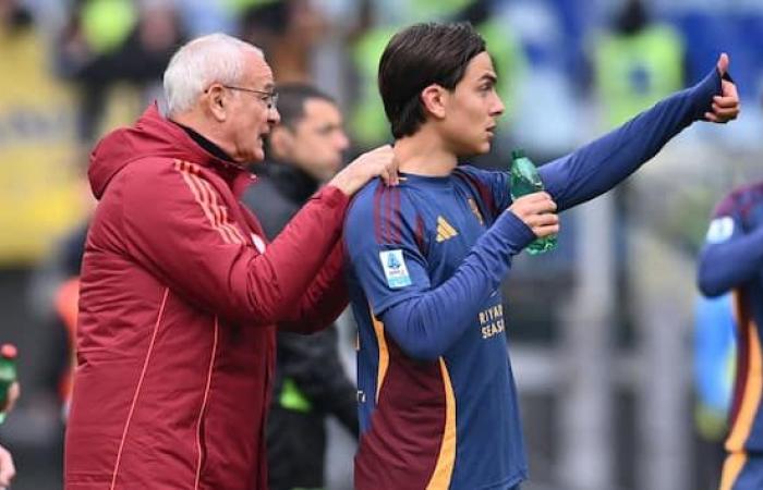 Roma-Parma, Ranieri: ‘Dybala? So che vuole restare, lui sta bene con noi e io con lui’