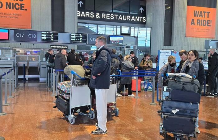 passeggeri rimasti a terra a causa dell'allerta “vento forte” in Corsica