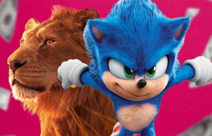 Mufasa viene fatto esplodere da Sonic 3 per il suo inizio al botteghino