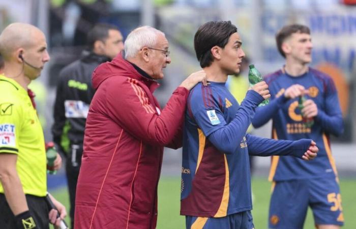 Ranieri e Dybala dopo Roma-Parma