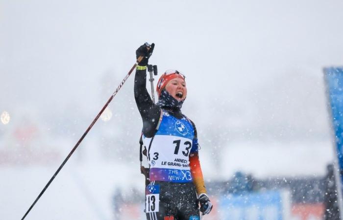 Biathlon | Le Grand-Bornand: Selina Grotian vince per la prima volta in Coppa del Mondo nella mass start, Jeanne Richard battuta di un decimo per il podio | rivista nordica | N. 1 Biathlon