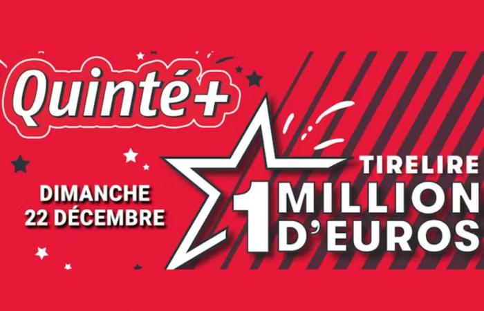 1 milione di euro questa domenica 22 dicembre + 100.000 euro su PMU.fr con e E-Quinté