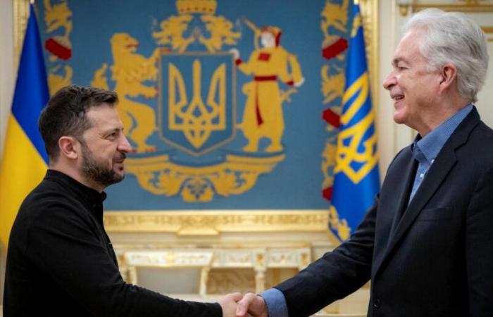 Volodymyr Zelenskyj afferma di aver ricevuto il direttore della CIA William Burns in Ucraina