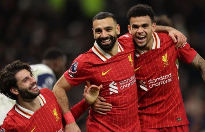 PREMIER LEAGUE – Il Liverpool silura il Tottenham (3-6) e consolida la sua posizione di leadership