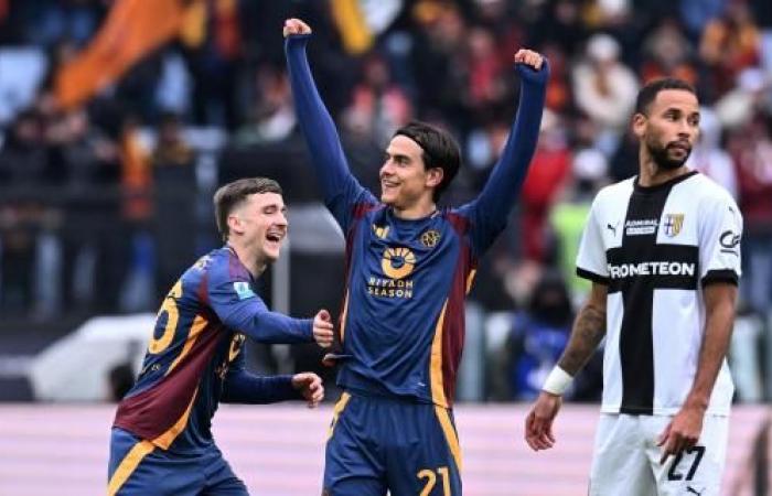 La Roma ha dimenticato Como, steso il Parma con un netto 5-0. Nel segno di Dybala