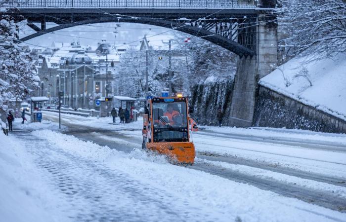 Berna: la neve causa disagi alla circolazione – 70 incidenti