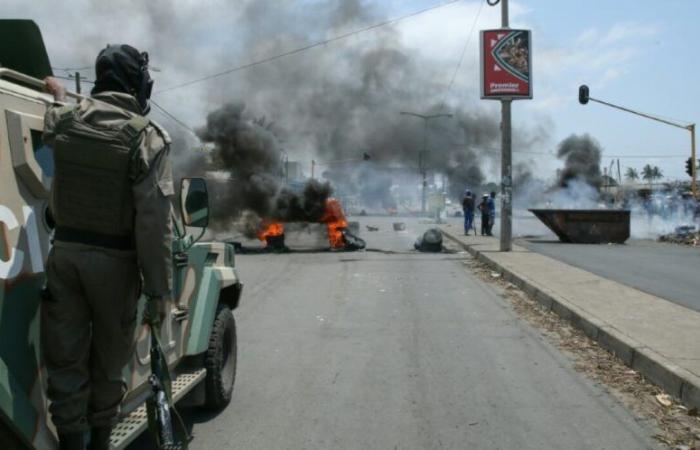 Rischio di incendio in Mozambico nella giornata della convalida delle elezioni