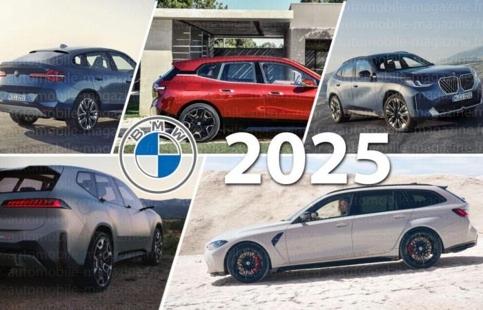 Tutte le BMW previste nel 2025