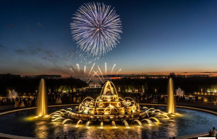 14 luglio: fuochi d'artificio al Castello di Versailles, Festa Nazionale 2025 alle Grandes Eaux Nocturnes