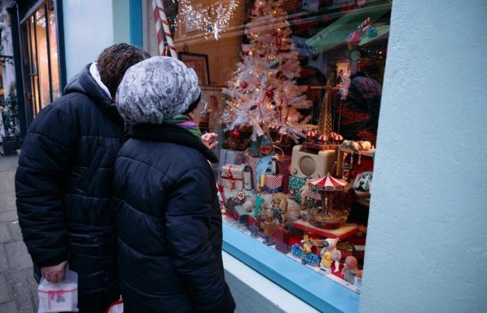 A Londra, una finestra magica dove non sono in vendita giocattoli