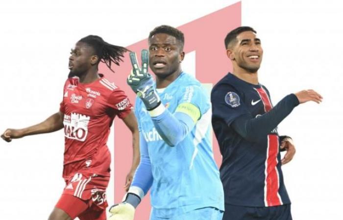 Quale portiere e quali terzini nella tipica squadra dell'anno 2024 in Ligue 1?