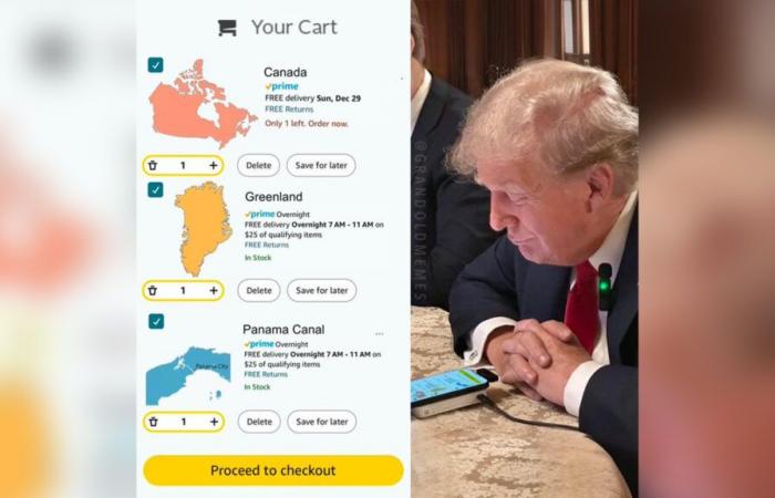 Trump “compra” il Canada su Amazon