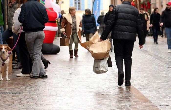 Nel centro della città di Montauban, il 24 dicembre, si è svolta la corsa agli ultimi acquisti natalizi