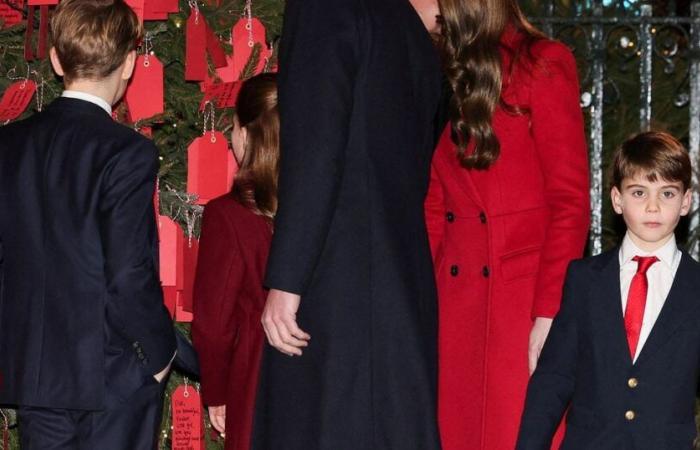 Il principe William al concerto di Natale con Kate: questo momento che nessuno ha notato con il principe Louis