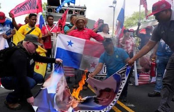 “Giù le mani dal canale”: manifestazione contro Trump a Panama