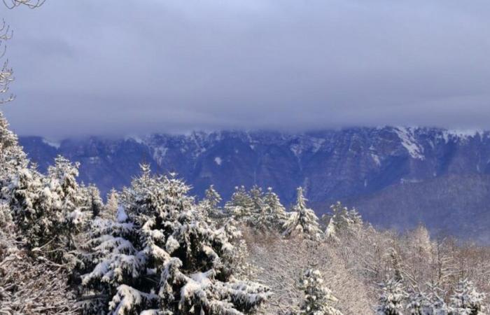 Notevole episodio di neve in montagna per questo Natale 2024