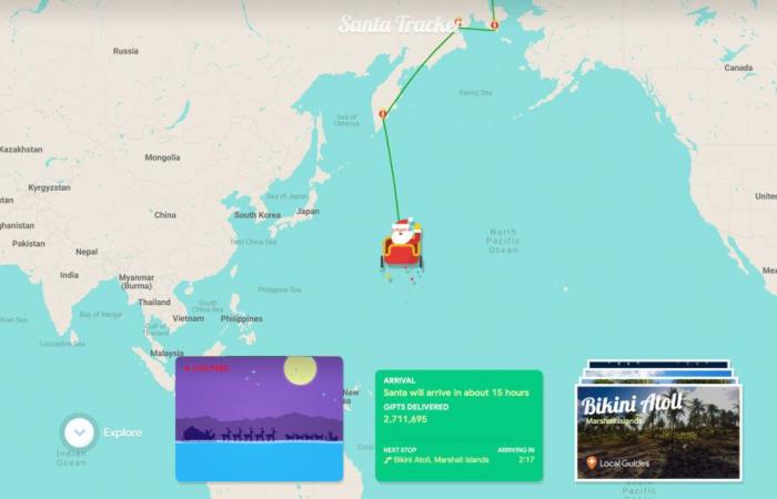 Segui Babbo Natale in diretta nel 2024 con Google o Norad!