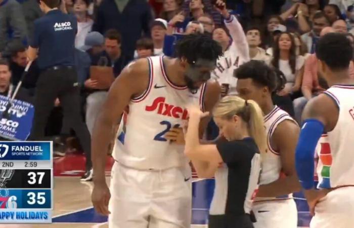 Joel Embiid ha perso la pazienza contro gli Spurs