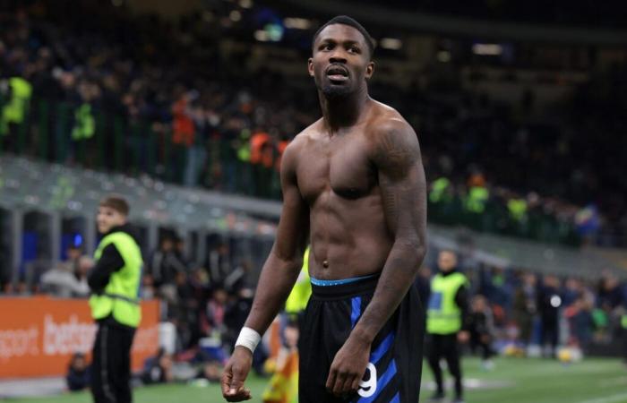 Marcus Thuram, piedi sull'Inter – Serie A – J17 – Inter Milan-Como (2-0)