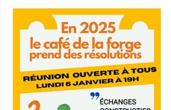 Guillac. Incontro: Il café de la forge prende i suoi propositi per il 2025!