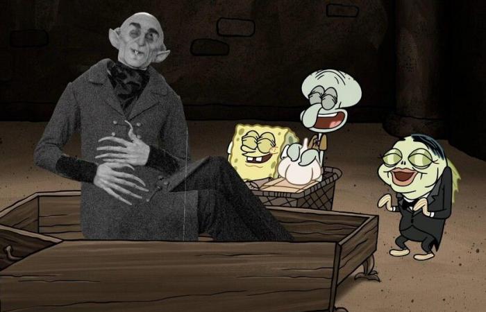 Né Robert Eggers né Murnau. Il motivo per cui molti ricordano Nosferatu è a causa di un episodio di 'SpongeBob SquarePants' di 20 anni fa