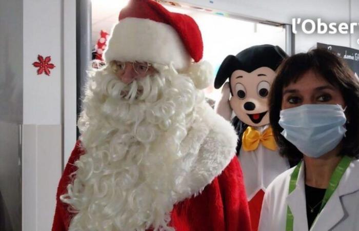 VIDEO. Questo famoso Babbo Natale di Beauvais ha regalato sorrisi ai bambini ricoverati in ospedale da 30 anni