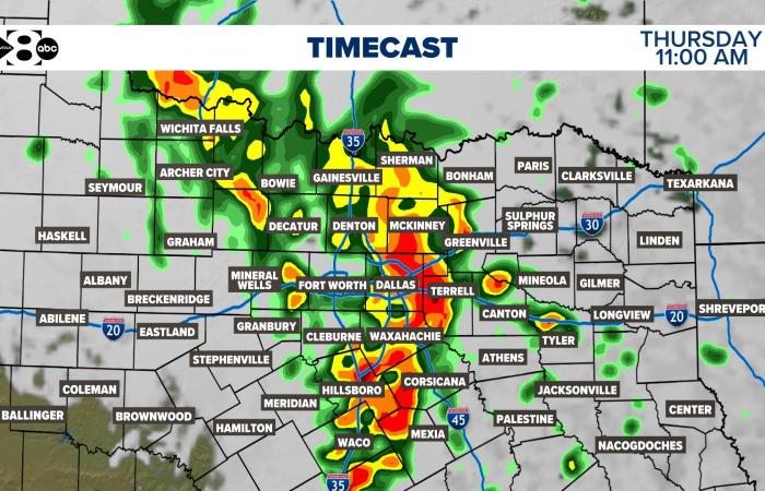 Meteo DFW | Giovedì possibile maltempo