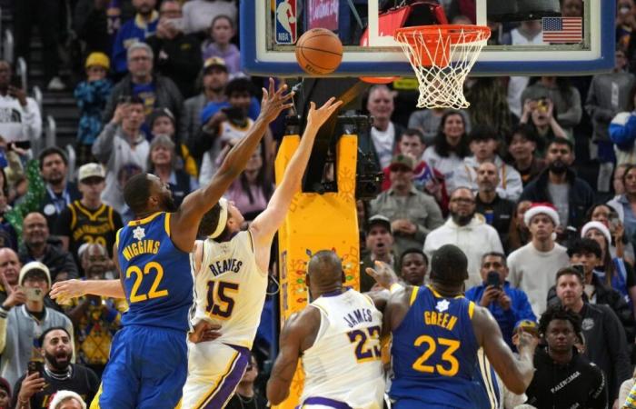 Austin Reaves rovina il tentativo di rimonta dei Warriors con il vincitore nel finale della partita per i Lakers