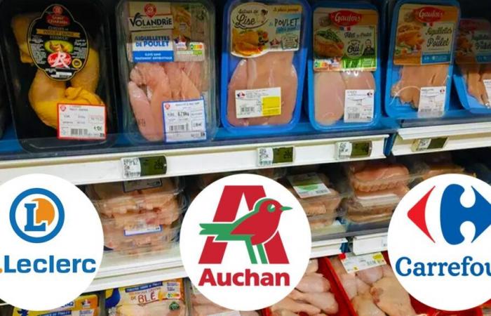 Leclerc, Auchan, Intermarché, Carrefour, Super U… richiamano urgentemente questo pollo in Francia