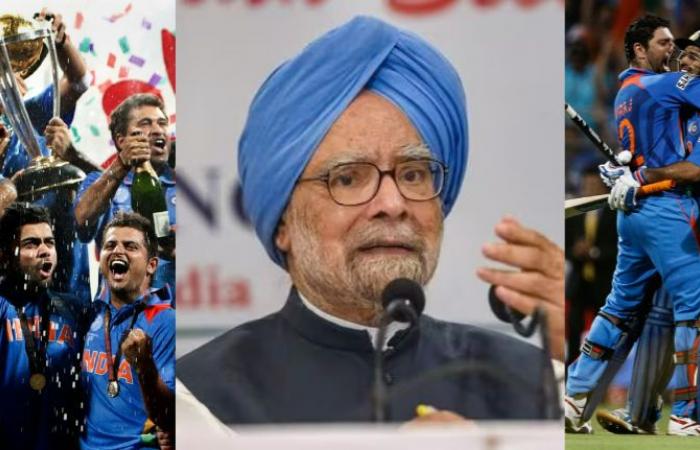 “L'India è al top”: ricordando il messaggio dell'ex primo ministro Manmohan Singh alla squadra indiana di MS Dhoni che ha pubblicato la vittoria della Coppa del Mondo 2011