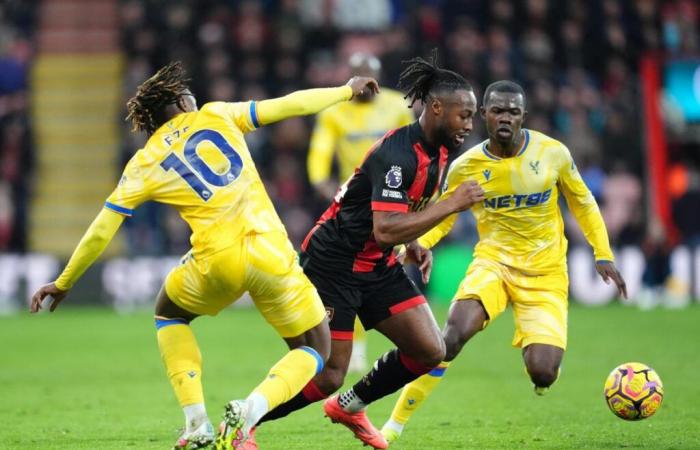 Bournemouth – Crystal Palace 0-0: gli Eagles continuano a rimpiangere la finestra di mercato estiva