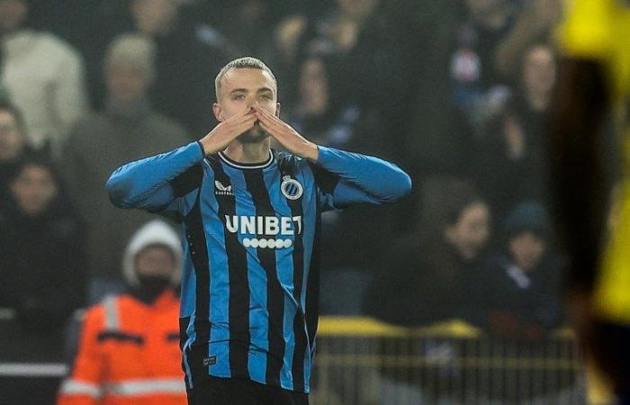 Il Club Brugge ha battuto il Westerlo solo nei minuti di recupero dopo due gol di Hugo Siquet in un vero spettacolo