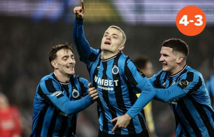 Il Club Brugge ha battuto il Westerlo solo nei minuti di recupero dopo due gol di Hugo Siquet in un vero spettacolo