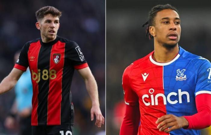 Dove guardare Bournemouth-Crystal Palace in diretta streaming, canale TV, orario d'inizio, formazioni, pronostico per la partita della Premier League