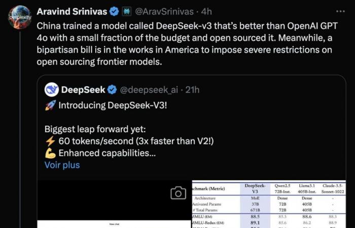 DeepSeek-V3: la Cina presenta il suo ChatGPT dieci volte più economico