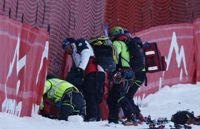 Partenza da Bormio: Cyprien Sarrazin è caduto gravemente in allenamento