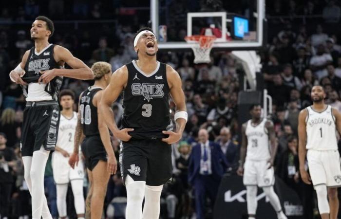 San Antonio Spurs contro Brooklyn Nets