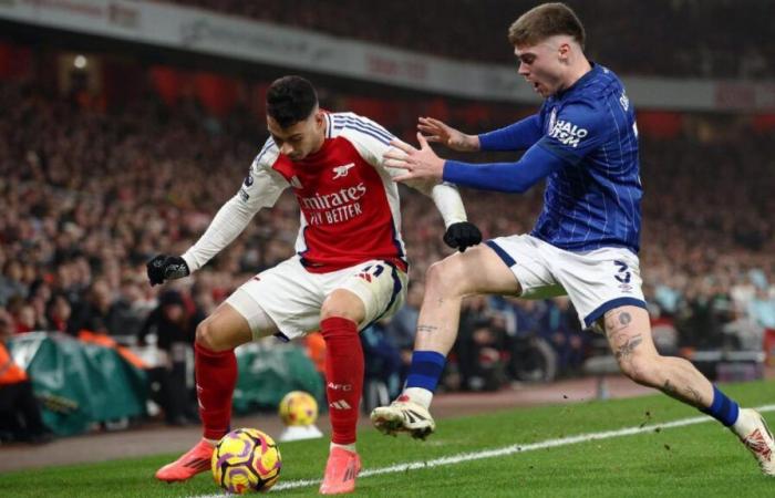 L’Arsenal vince contro l’Ipswich e riconquista il 2° posto