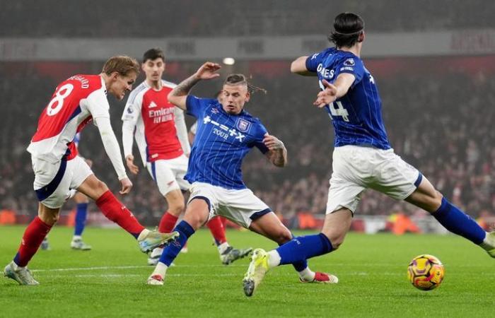 Arsenal – Ipswich 1-0: Kai Havertz segna l’unico gol mentre i Gunners superano il Chelsea al secondo posto | Notizie di calcio