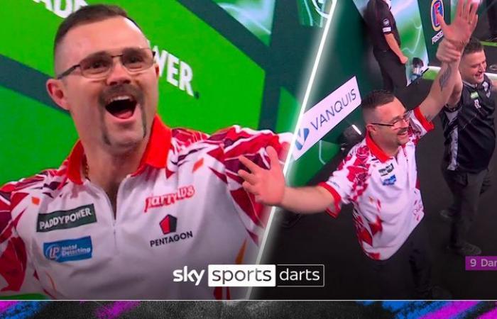 Campionato mondiale di freccette: Luke Humphries prepara lo scontro agli ottavi di finale tra Peter Wright e Gerwyn Price batte Joe Cullen in un thriller con morte improvvisa | Notizie sulle freccette