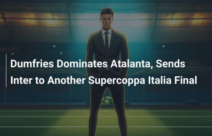 Il Dumfries domina l’Atalanta e manda l’Inter ad un’altra finale di Supercoppa Italia