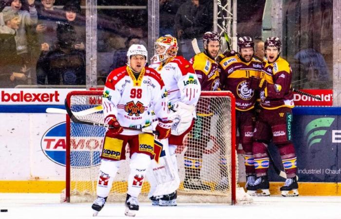 Hockey su ghiaccio; Genève-Servette batte Bienne, l’elettroshock ha funzionato