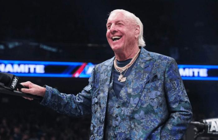 Ric Flair ai blocchi di partenza per un ultimo match